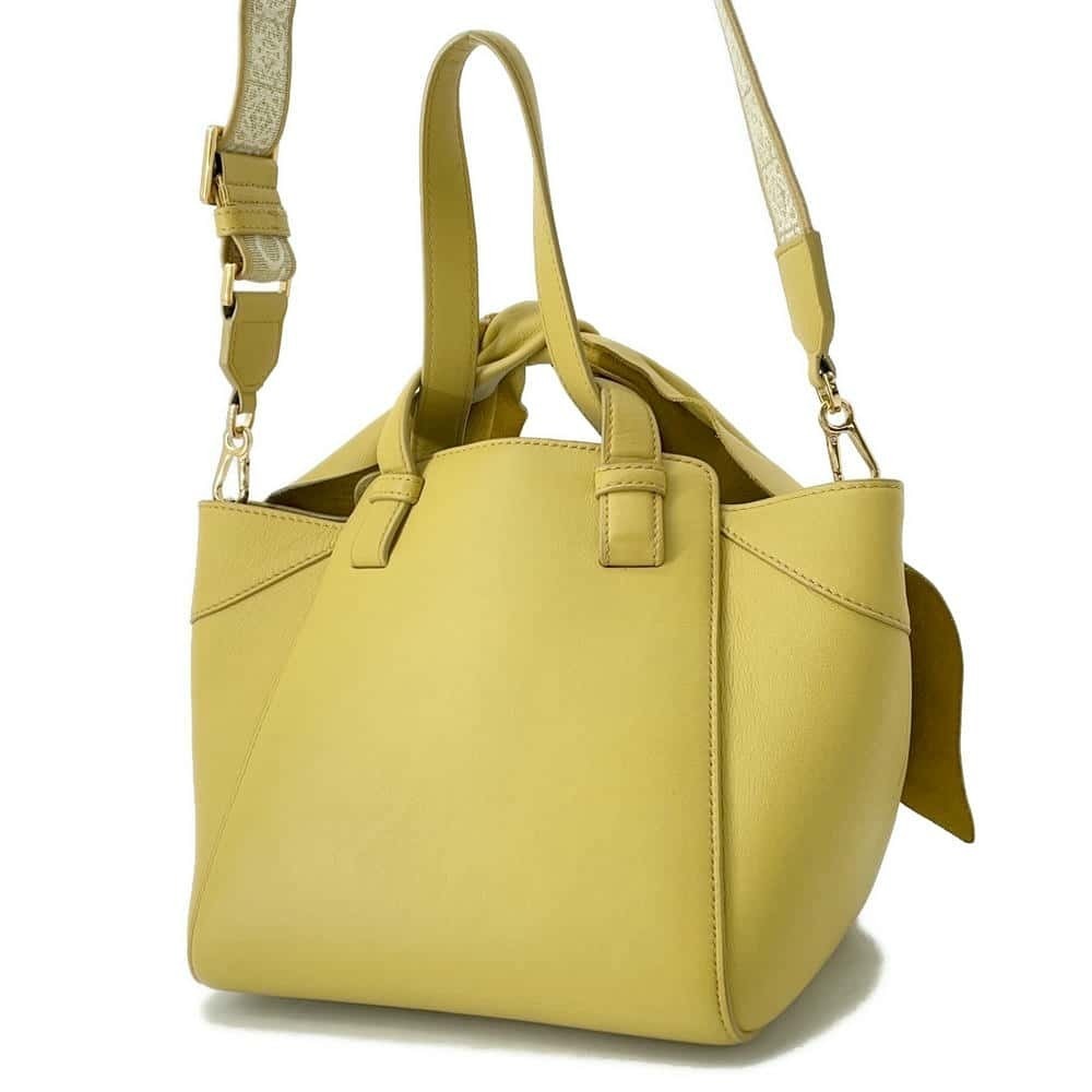 Loewe Nugget Handbag Bunny Hammock Leather